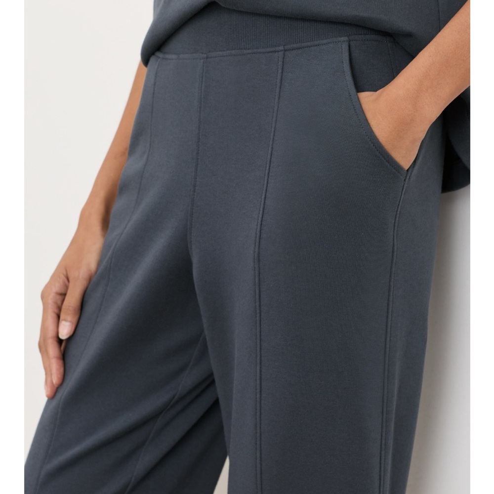 Pact Organic Airplane Tapered Leg Pant size M in Charcoal Heather - Picture 3 of 6